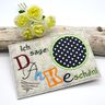 Stickdatei Danke Mug Rug Tassenteppich 13x18cm thumbnail number 1