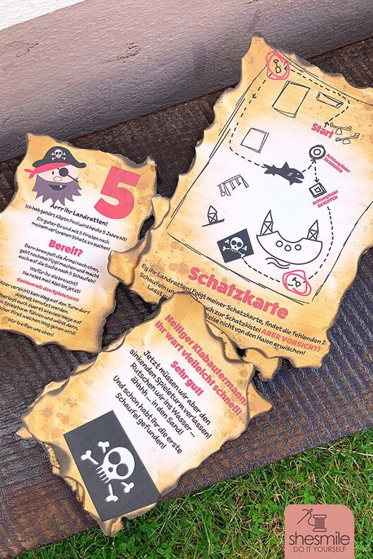Schatzsuche Piraten & Schaufeln (Druckvorlagen) image number 8