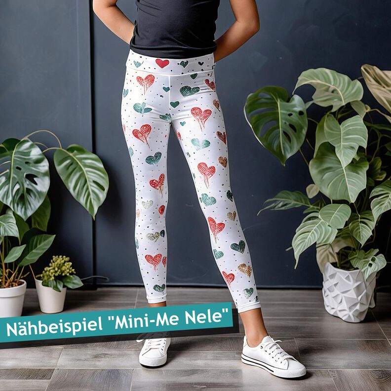 Kinder Leggings Gr. 92/98-164/170 - Schnittmuster mit Ebenen image number 2