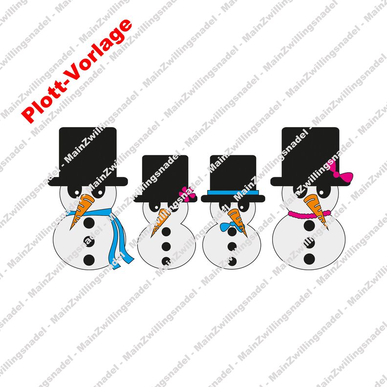 Main Schneemann Plottvorlage image number 4