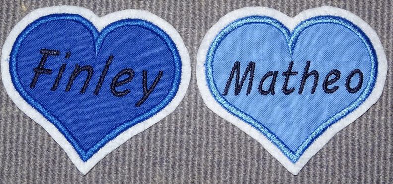 Herz Liebe Stickdatei gefüllt , Appli , doodle Button image number 3