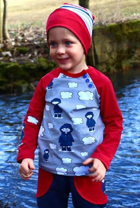 Ebook Knopfkind Raglanshirt mit Knopfleiste  50-152 image number 3