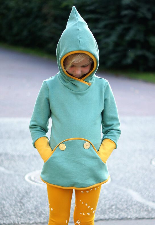 lütte Knopfliebe - Kleid, Hoodie Größe 80-164 image number 5