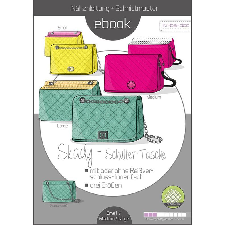 Ebook/Nähanleitung Tasche Skady Gr. S-L image number 1