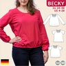 Becky – Bluse mit 4 Ärmellängen und Passe BU 80-116, A4+A0 thumbnail number 1