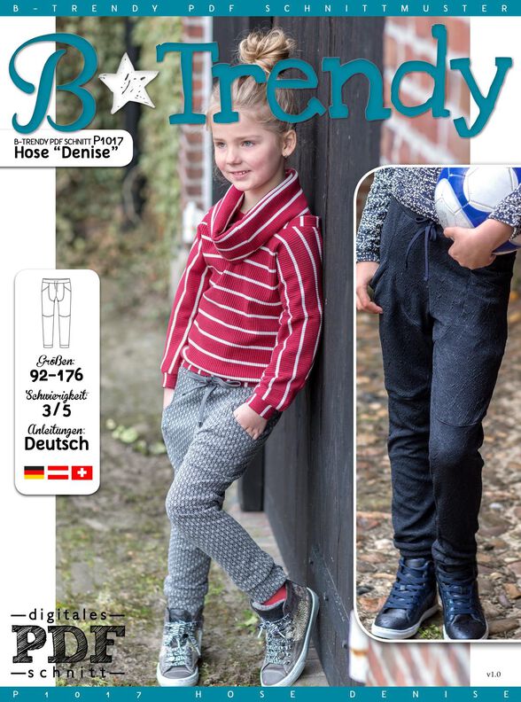 Hose DENISE N&auml;hanleitung + Schnitt image number 1