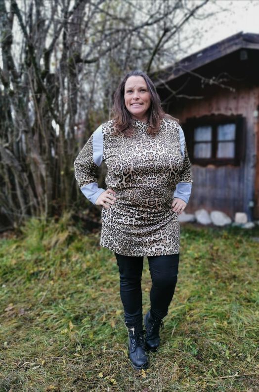 Hoodie(kleid) Leevke Gr. 32-52 inkl. Beamerdatei image number 10