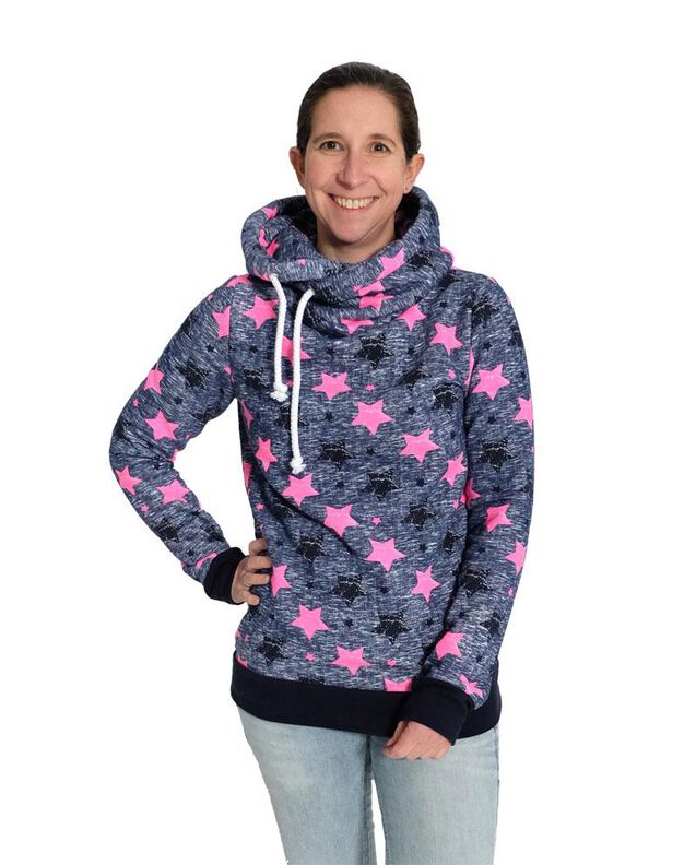 Pullover mit Kapuze "Mira", Schnittmuster Gr. 158 - 46 image number 2