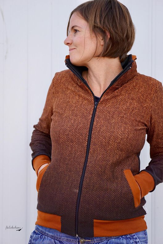 Sweatjacke Miss Co(o)llege - Nähanleitung und Schnittmuster image number 6