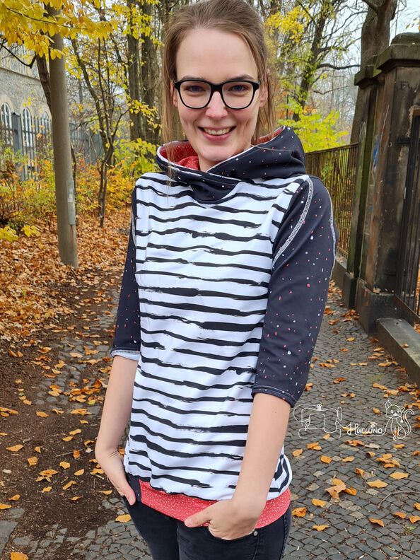Hoodie(kleid) Leevke Gr. 32-52 inkl. Beamerdatei image number 9