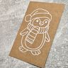 Plotterdatei Pinguin Weihnachten - 2 Varianten SVG PNG DXF thumbnail number 4