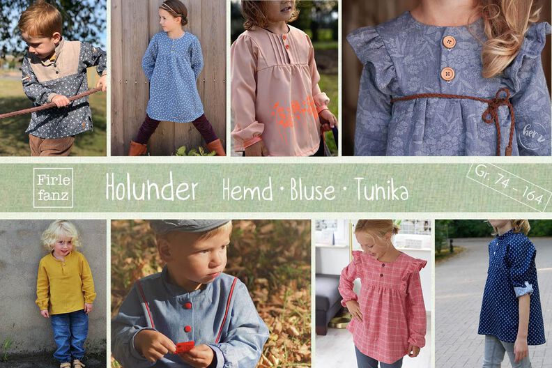Holunder: Hemd, Bluse, Tunika für Kinder Gr. 74 – 164 image number 2