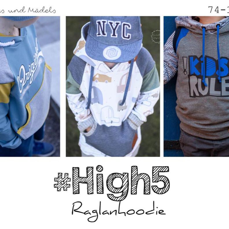 #High5 Hoodie 74-164 inkl. A4/ A0/ Beamerdatei image number 1