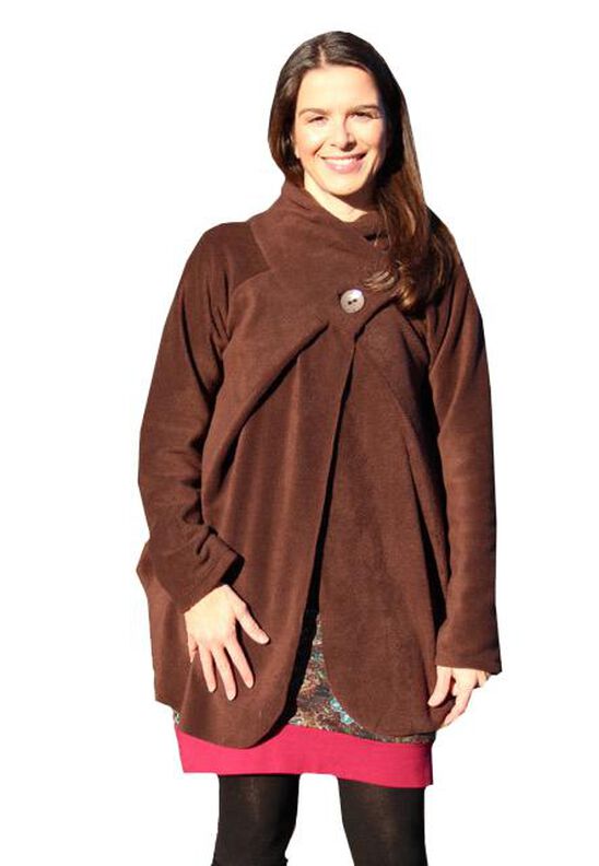 Jacke im O-Shape Look "Sylvie", Schnittmuster Gr. 158-46 image number 6