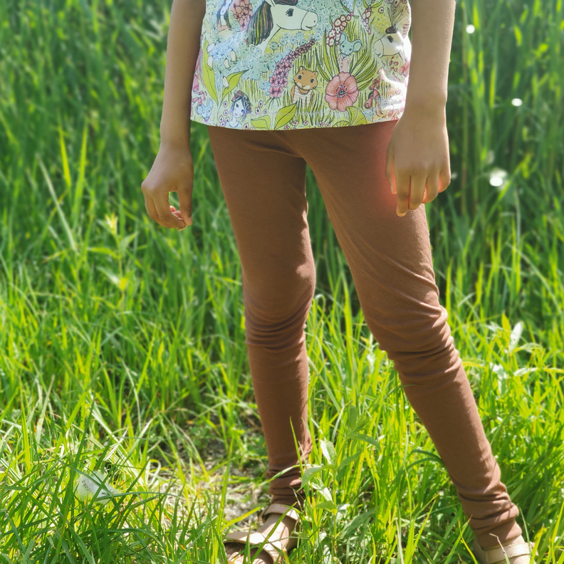 Leggings/Radler ohne innere Beinnaht 80-164 image number 4