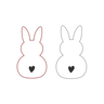 Herz Osterhase Doodle Stickdatei 10x10 | DIY Hunger thumbnail number 4