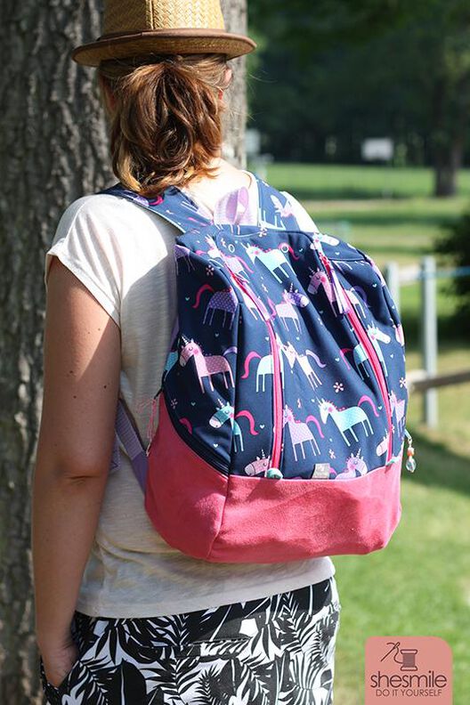 Rucksack "MidiKlapPack" (Nähanleitung & Schnittmuster) image number 3