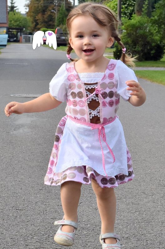 Dirndl Antonia für Kinder 74 - 152 image number 1