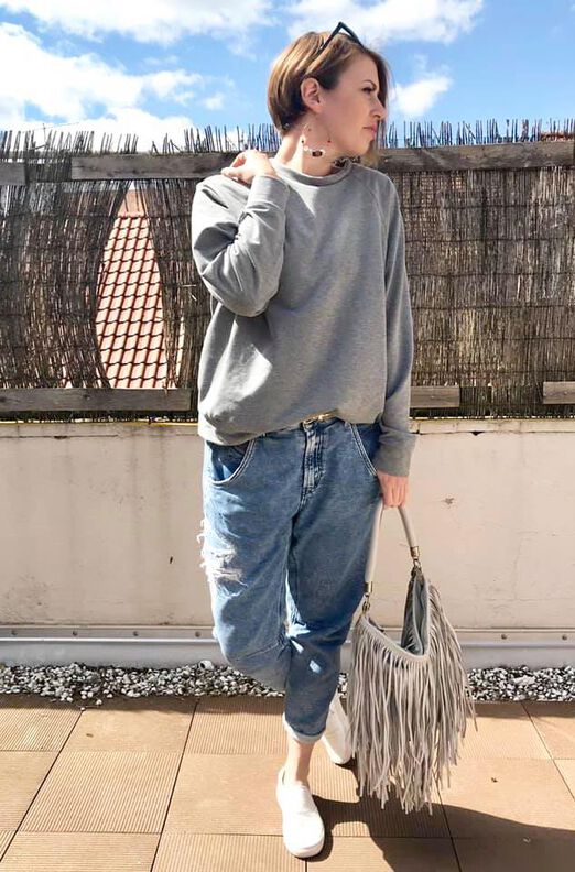 Oversize Sweater (34-60) PAPAYA Raglan Damen Schnittmuster image number 7