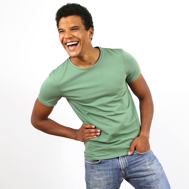 HERR BELA - Shirt mit schräger Seitennaht S-XXL image number 3
