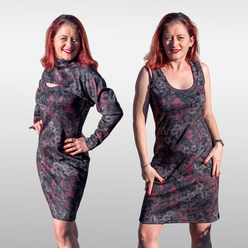 Serena – Croptop-Etui- Kleid 32-52 image number 7