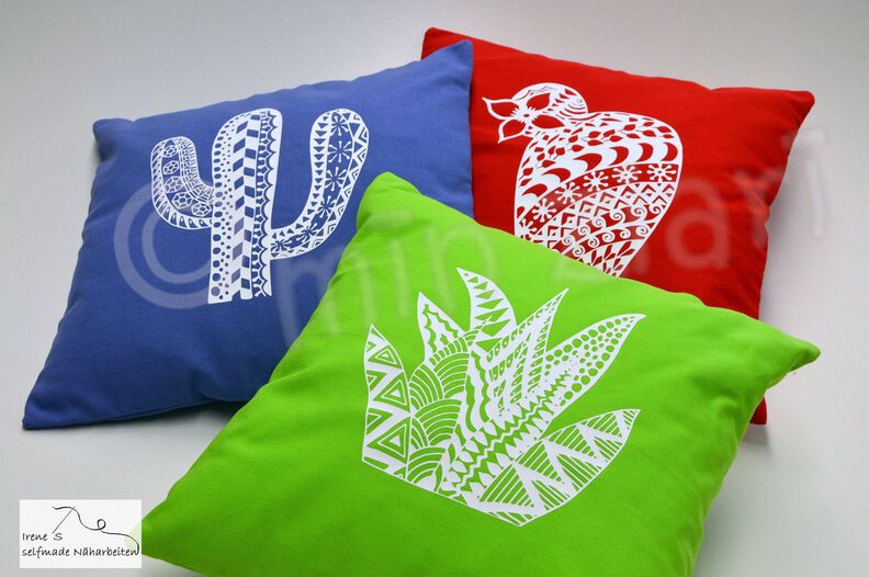 Plotterdateien Kakteen Tangle-Style dxf, svg, png image number 1