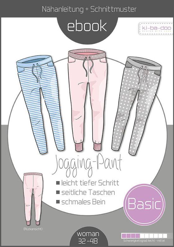 Ebook/Nähanleitung Jogging Pant Damen Gr. 32-48 image number 1
