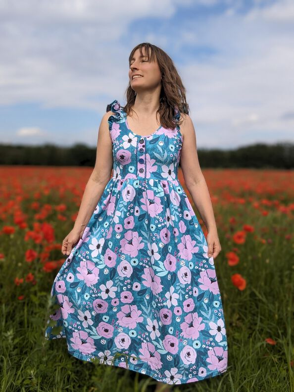 KLEID - * Sweet like MEE * - GR.32-56 - für dehnbare Stoffe image number 10