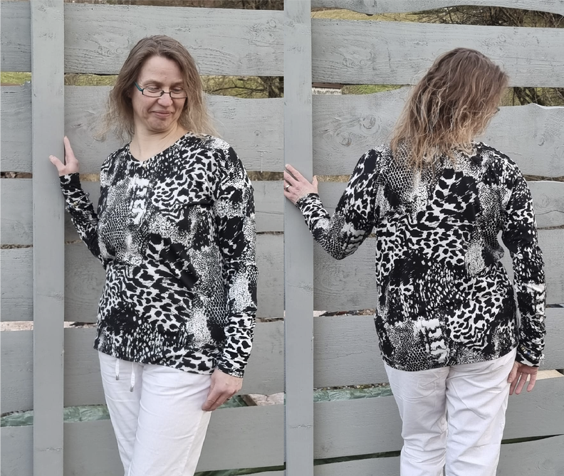Wohlfühlshirt MayBe Damen Gr. 32 bis 54 image number 4