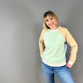 Basic Raglan Sweatshirt |  Bündchen oder Saum