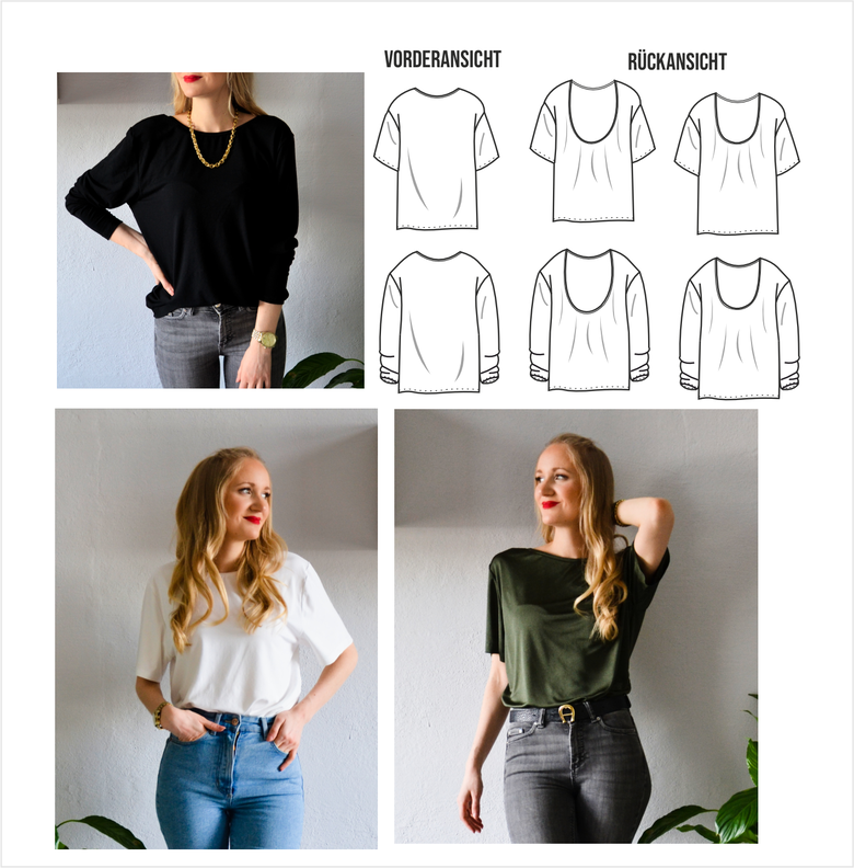 Oversize Shirt mit Rückenausschnitt Hermann, E-Book image number 4