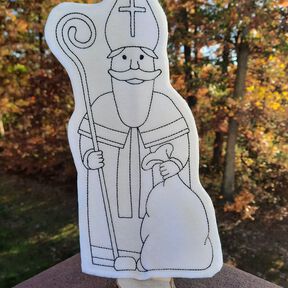 Stickdatei Nikolaus  Stabstickdatei