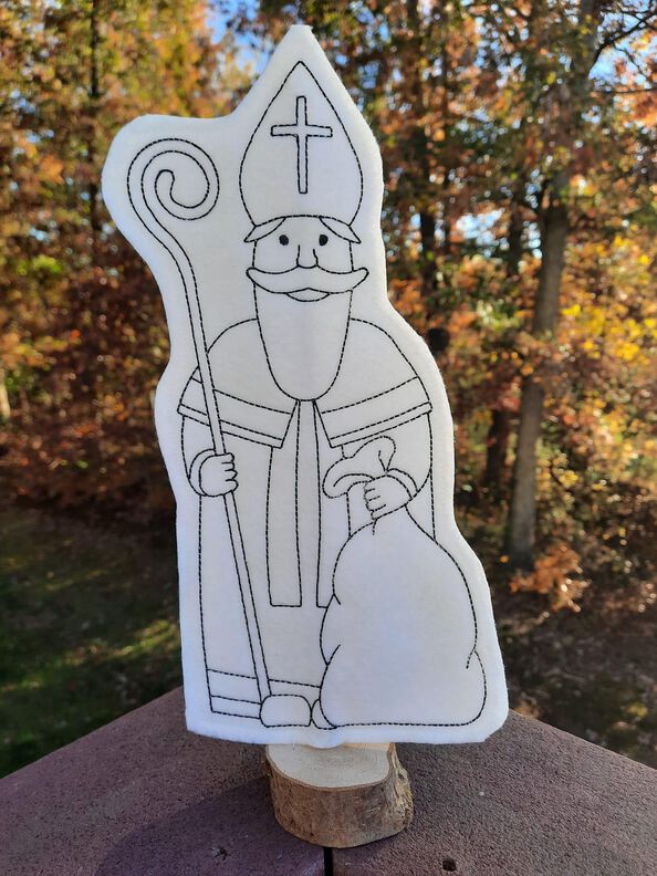 Stickdatei Nikolaus Stabstickdatei image number 2