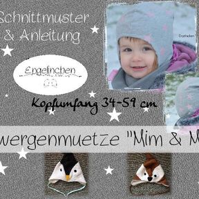 Zwergenmütze Mim & Mimi KU 34 - 59 cm
