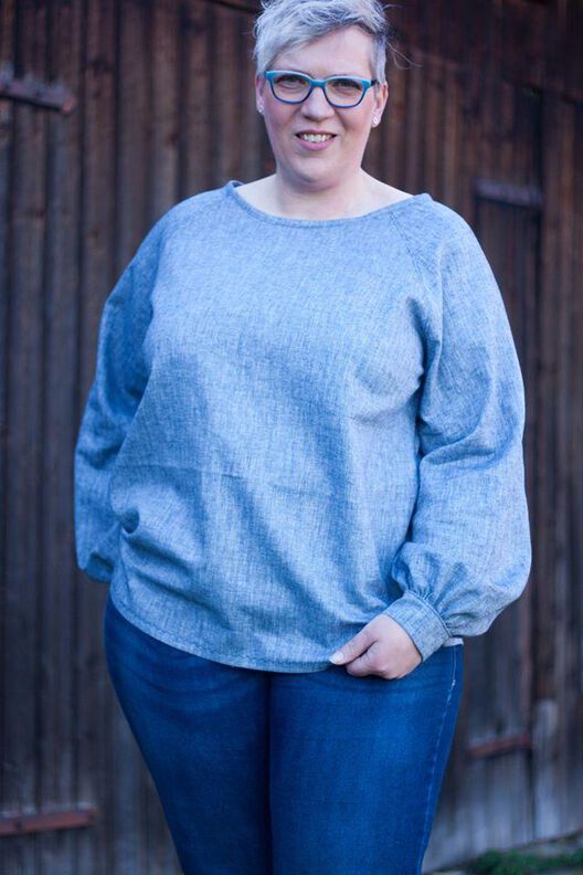 Raglan Bluse (34-58) PRIMAVERA Damen Schnittmuster image number 3