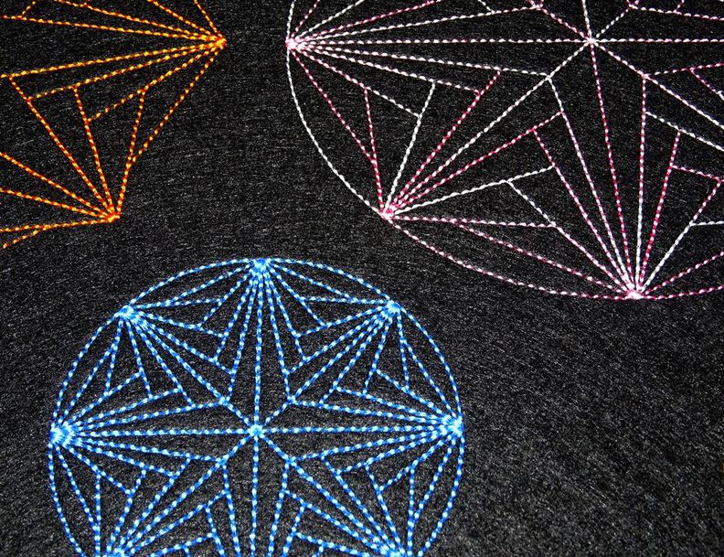 Stickdatei - Mandala Stern - schnell und einfach image number 3