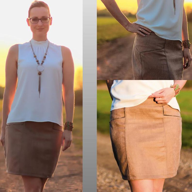 Giulia: Sweat Mini Rock - for Woman ONLY - ebook - 34-54 image number 1