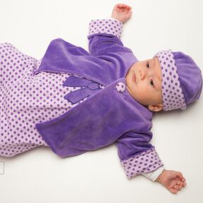 Schnittmuster  Babyset Strampler, Jacke  und Mütze