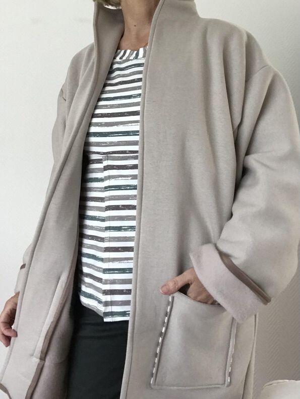 Schnittmuster Mantel Silva | Cardigan - BEAMER-Datei image number 10