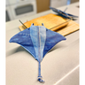 Topflappen nähen aus alten Jeans, Mantarochen  thumbnail number 4
