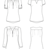 Bluse ROSANNE Gr. 34-54 PDF-Schnitt A4, A0, Anleitung thumbnail number 10