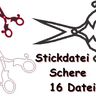 Stickdatei Schere  thumbnail number 1