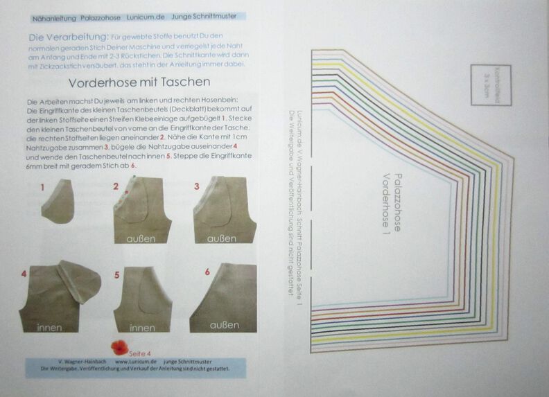 Schnitt und Anleitung Palazzohose Gr.74-140 image number 7