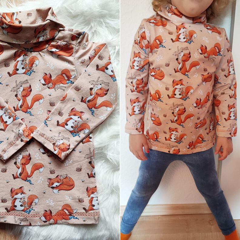 Baby Shirt Rollkragen Pullover PERGI ♥ Gr. 56-104 image number 7