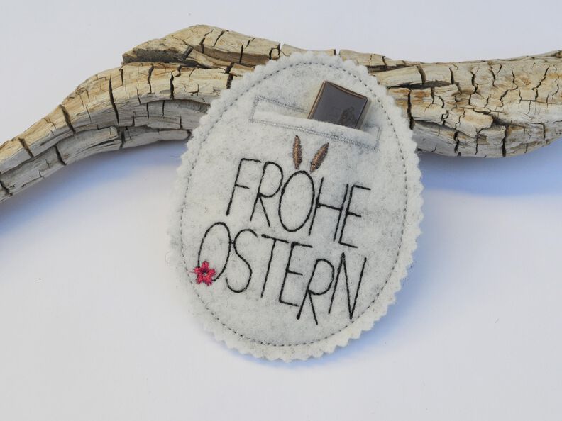 ITH Stickdatei Ostern SET Mugrug Wunscherfüller Schokohülle image number 6