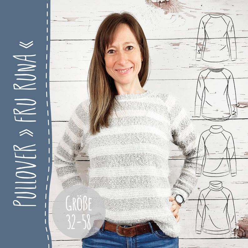 PULLOVER "FRU RUNA" - Schnittmuster und Anleitung image number 1