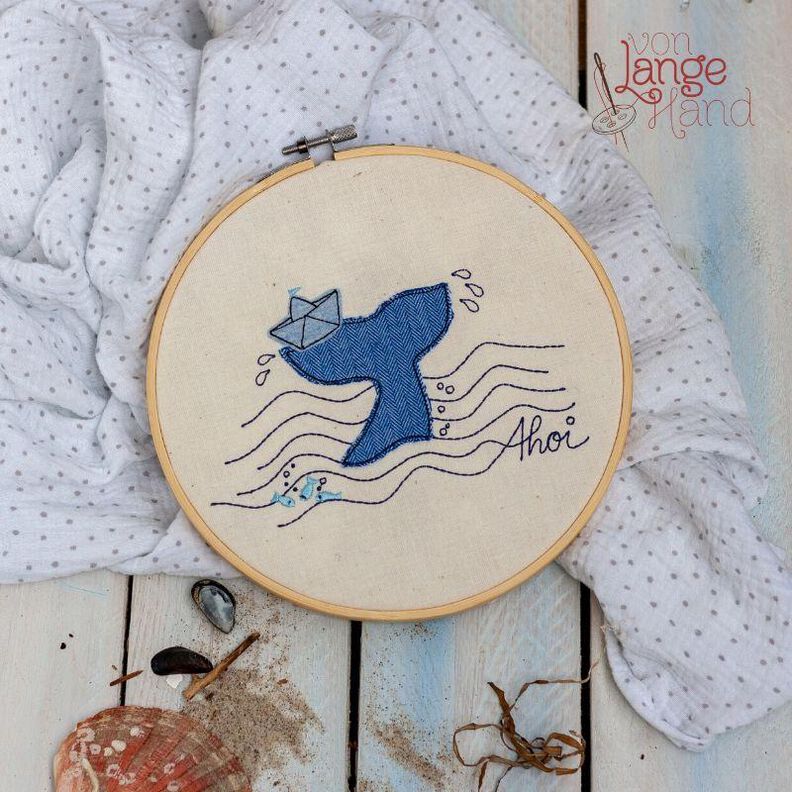 Stickdatei Set "Flossen Fluke" und "Schiff" – DOODLE – 16x26 image number 2