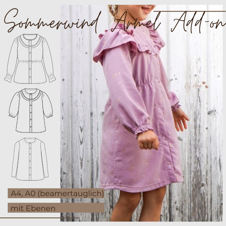 Ärmel Add-on Bluse Tunika Kleid Sommerwind (Gr. 86 - 134) image number 1