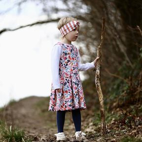 Kleid Faltenzauber (Gr&ouml;&szlig;e 86 - 152) Dehnbare Stoffe