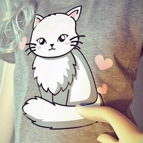 Plotterdatei Katze Meow 